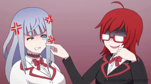 This is the Avatar Image for the Info-chan (Amberleigh Elderweb) (Yandere Simulator) AI Voice and Text to Speech Generator